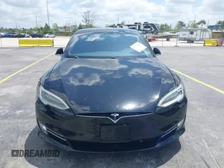 2017 Tesla Model S 100D with VIN 5YJSA1E47HF185734, listed as a IAAI auction lot 42076544 with 56,682 mi miles. Bid and sale history available at carsss.com. Image 6.