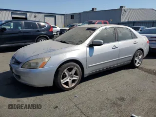 2003 Honda Accord LX with VIN JHMCM56313C005872, listed as a Copart auction lot 65050445 with 168,990 mi miles and Salvage title. Bid and sale history available at DreamBid. Image 1.