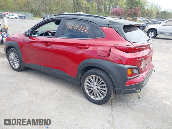 2019 Hyundai Kona SEL with VIN KM8K2CAA6KU347822, listed as a IAAI auction lot 42171732 with 68,193 mi miles and . Bid and sale history available at carsss.com. Image 3.