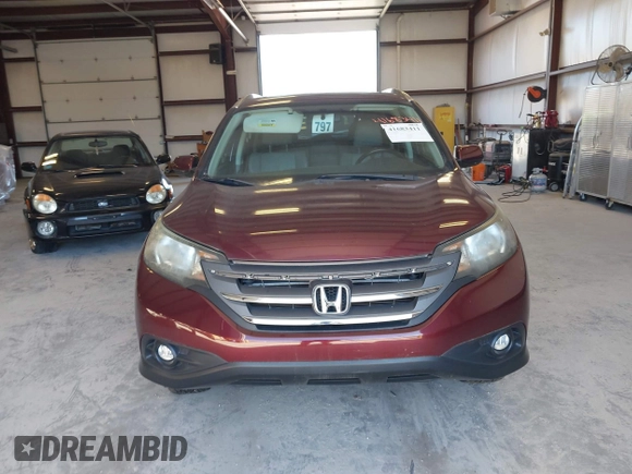 2013 Honda CR-V EX-L with VIN 5J6RM4H70DL042591, listed as a IAAI auction lot 41683411 with 99,577 mi miles. Bid and sale history available at carsss.com. Image 12.