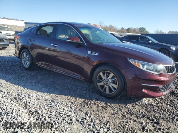 2016 Kia Optima LX with VIN 5XXGT4L3XGG017741, listed as a Copart auction lot 83065824 with 158,453 mi miles and Salvage Title. Bid and sale history available at DreamBid. Image 4.