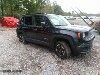 2018 Jeep Renegade Sport with VIN ZACCJBAB1JPH33336, listed as a IAAI auction lot 36383839 with 36,840 mi miles. Bid and sale history available at carsss.com. Image 1.
