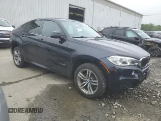 2018 BMW X6 xDrive35i z VIN 5UXKU2C52J0X49351, wystawiony jako Copart lot #55630745 z przebiegiem 139 605 mil mil oraz Tytuł czysty. Historia ofert i sprzedaży dostępna na DreamBid. Obrazek 4.