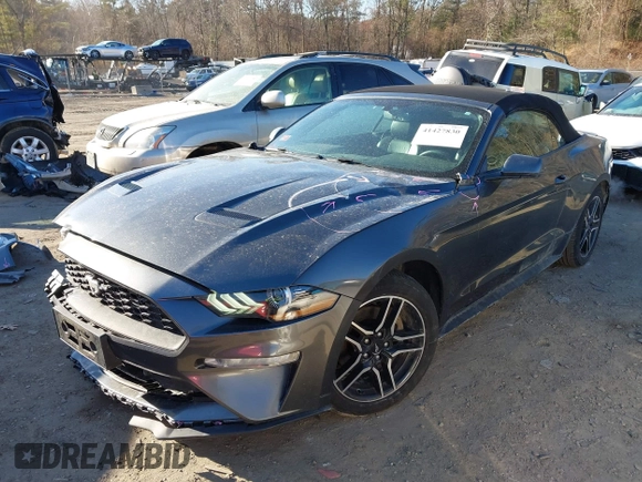2018 Ford Mustang EcoBoost Premium with VIN 1FATP8UH7J5111677, listed as a IAAI auction lot 41427830 with 141,793 mi miles and . Bid and sale history available at carsss.com. Image 18.