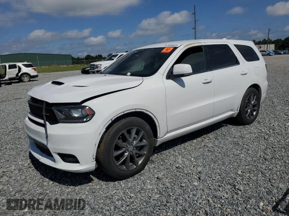 2018 Dodge Durango GT with VIN 1C4RDHDG6JC482779, listed as a Copart auction lot 57509505 with Not provided miles and Salvage title. Bid and sale history available at DreamBid. Image 1.