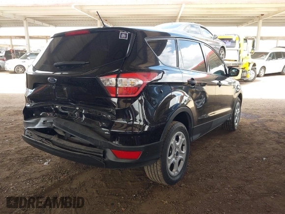 2018 Ford Escape S with VIN 1FMCU0F70JUD08376, listed as a IAAI auction lot 41960078 with 78,049 mi miles. Bid and sale history available at carsss.com. Image 4.