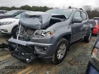 2020 Chevrolet Colorado 2WD LT with VIN 1GCGSCEN3L1218172, listed as a Copart auction lot 88867605 with 91,441 mi miles and Salvage Title. Bid and sale history available at carsss.com. Image 1.