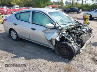 2019 Nissan Versa SV with VIN 3N1CN7APXKL826172, listed as a IAAI auction lot 42075727 with 82,974 mi miles and . Bid and sale history available at DreamBid. Image 1.