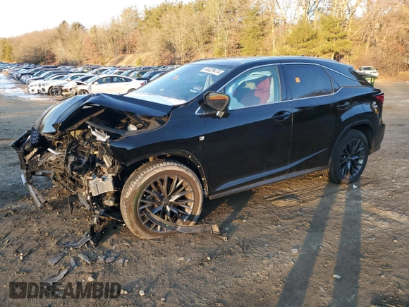 2021 Lexus RX 350 F Sport with VIN 2T2SZMDA0MC280258, listed as a Copart auction lot 84429474 with Not provided miles and Salvage title. Bid and sale history available at DreamBid. Image 1.