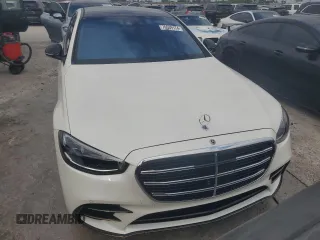 2023 Mercedes-Benz S-Class S 580 with VIN W1K6G7GB9PA222813, listed as a Copart auction lot 76539174 with 5,670 mi miles and Non Repairable. Bid and sale history available at carsss.com. Image 5.