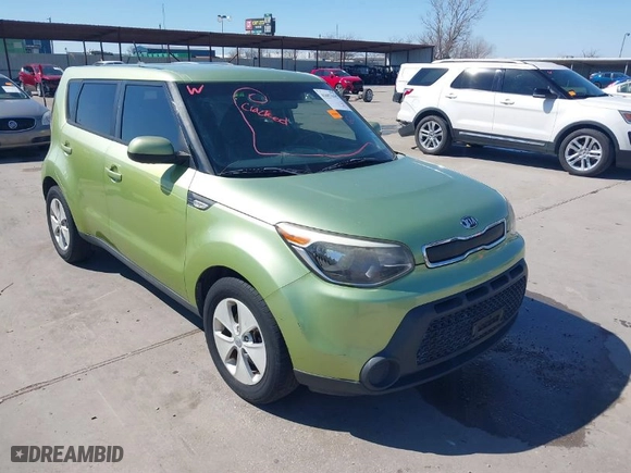 2014 Kia Soul with VIN KNDJN2A21E7721430, listed as a IAAI auction lot 41657615 with 1 mi miles. Bid and sale history available at carsss.com. Image 1.