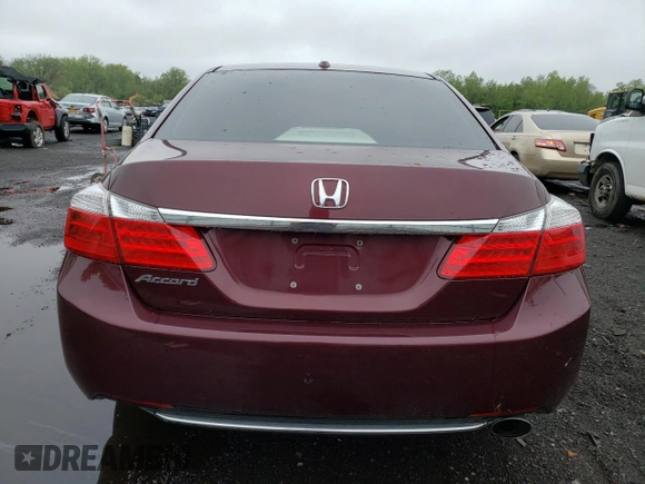 2013 Honda Accord EX-L with VIN 1HGCR2F82DA071858, listed as a Copart auction lot 55749865 with 89,042 mi miles and Salvage Title. Bid and sale history available at DreamBid. Image 6.