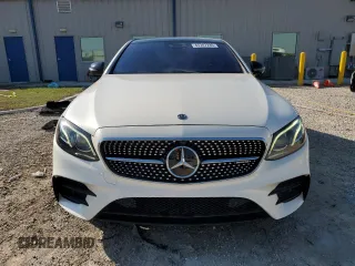 2018 Mercedes-Benz E-Class AMG E 43 with VIN WDDZF6EB8JA486688, listed as a Copart auction lot 45747235 with 0 mi miles and Salvage Title. Bid and sale history available at carsss.com. Image 5.