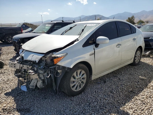 2012 Toyota Prius Plug-In with VIN JTDKN3DP9C3019460, listed as a Copart auction lot 71377474 with 100,689 mi miles and Salvage Title. Bid and sale history available at carsss.com. Image 1.