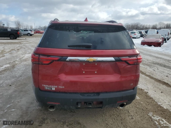 2022 Chevrolet Traverse LT Cloth with VIN 1GNEVGKW8NJ157091, listed as a Copart auction lot 89174845 with 34,154 mi miles and Non Repairable. Bid and sale history available at carsss.com. Image 6.