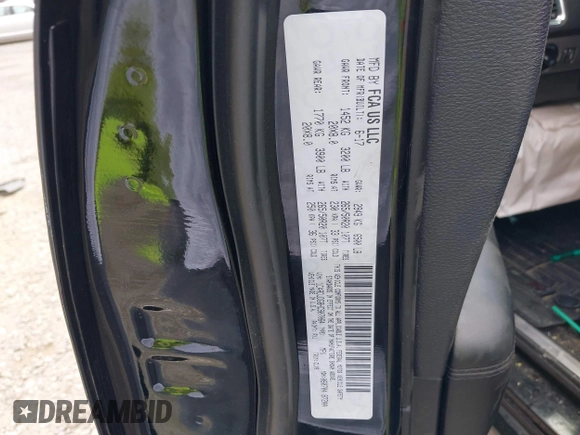 2017 Dodge Durango GT z VIN 1C4RDJDG8HC907064, wystawiony jako IAAI lot #42713192 z przebiegiem 133 107 mil mil oraz . Historia ofert i sprzedaży dostępna na DreamBid. Obrazek 9.
