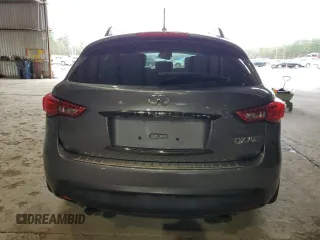 2017 Infiniti QX70 with VIN JN8CS1MU0HM141332, listed as a Copart auction lot 37035124 with 110,791 mi miles and Salvage title. Bid and sale history available at DreamBid. Image 6.