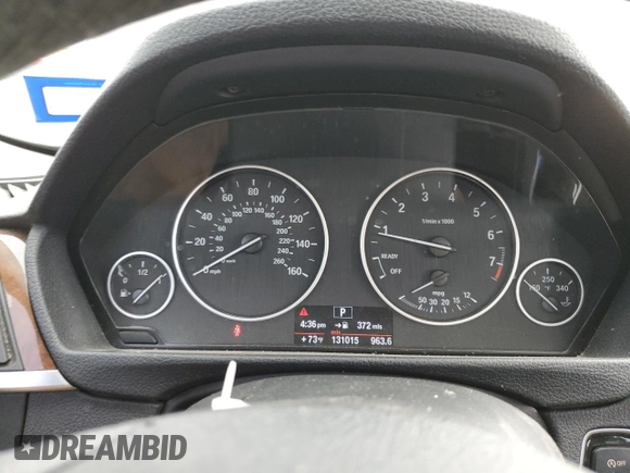 2013 BMW 3 Series 328i xDrive with VIN WBA3B3C5XDF540195, listed as a Copart auction lot 54256315 with 131,015 mi miles and Salvage title. Bid and sale history available at DreamBid. Image 9.