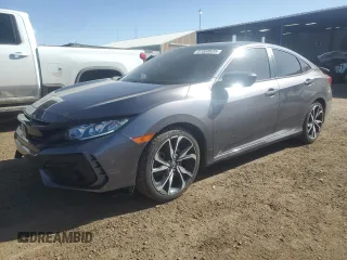 2018 Honda Civic Si with VIN 2HGFC1E57JH704397, listed as a Copart auction lot 51868535 with 44,620 mi miles and Salvage Title. Bid and sale history available at DreamBid. Image 1.