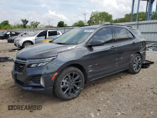 2022 Chevrolet Equinox RS z VIN 3GNAXMEVXNS247478, wystawiony jako Copart lot #56509245 z przebiegiem 49 948 mil mil oraz Szkoda całkowita • Salvage title. Historia ofert i sprzedaży dostępna na DreamBid. Obrazek 1.