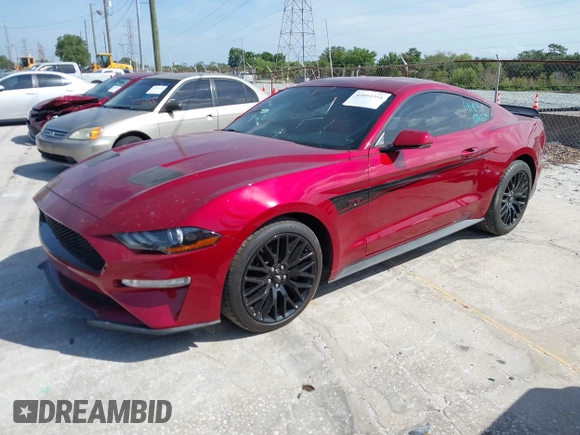 2018 Ford Mustang GT with VIN 1FA6P8CF1J5111574, listed as a IAAI auction lot 42093354 with 31,915 mi miles. Bid and sale history available at carsss.com. Image 18.