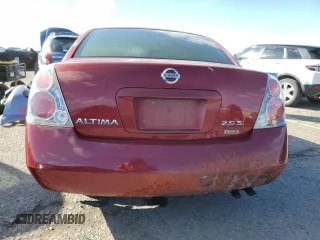 2006 Nissan Altima S with VIN 1N4AL11D66C161629, listed as a Copart auction lot 45572005 with Not provided miles and Salvage title. Bid and sale history available at DreamBid. Image 6.