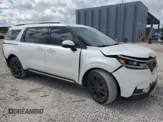 2023 Kia Carnival SX with VIN KNDNE5H35P6222267, listed as a Copart auction lot 45016015 with 45,810 mi miles and Non Repairable. Bid and sale history available at carsss.com. Image 4.