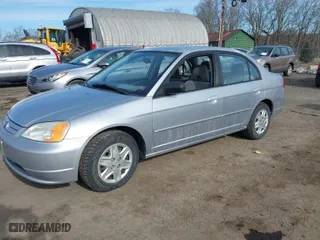 2003 Honda Civic LX with VIN 2HGES16683H505013, listed as a IAAI auction lot 41617324 with 70,728 mi miles. Bid and sale history available at carsss.com. Image 2.