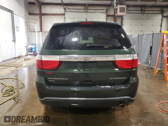2011 Dodge Durango Citadel with VIN 1D4RE5GG8BC689329, listed as a Copart auction lot 89279205 with 158,339 mi miles and Clean Title. Bid and sale history available at carsss.com. Image 6.