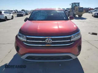 2023 Volkswagen Atlas SE with VIN 1V2WE2CAXPC222175, listed as a Copart auction lot 41431095 with 29,072 mi miles and Salvage title. Bid and sale history available at DreamBid. Image 5.