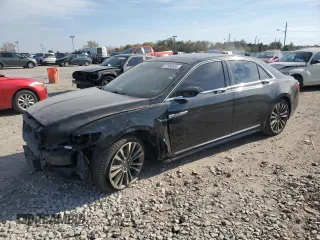 2017 Lincoln Continental Reserve with VIN 1LN6L9NC3H5617847, listed as a Copart auction lot 77968554 with 87,062 mi miles and Salvage Title. Bid and sale history available at carsss.com. Image 1.