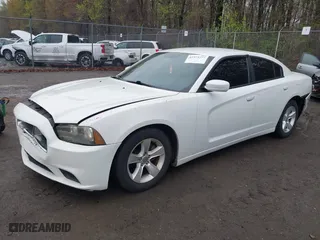 2012 Dodge Charger SE with VIN 2C3CDXBG0CH190147, listed as a IAAI auction lot 41975277 with 239,977 mi miles. Bid and sale history available at carsss.com. Image 2.