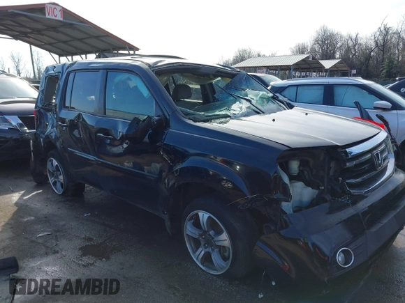 2015 Honda Pilot SE with VIN 5FNYF4H32FB064719, listed as a IAAI auction lot 41442845 with 122,631 mi miles and . Bid and sale history available at DreamBid. Image 6.