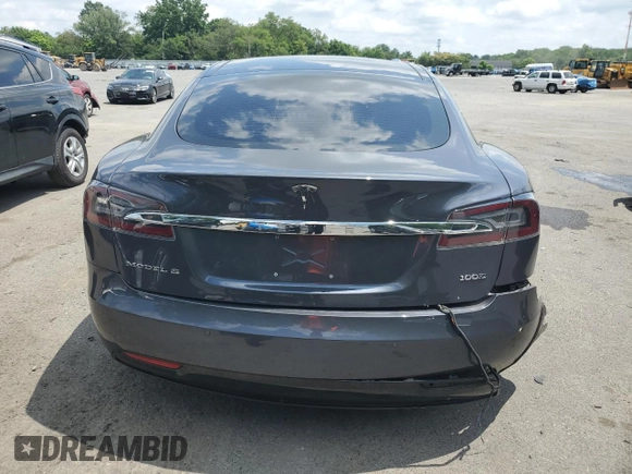 2017 Tesla Model S 100D with VIN 5YJSA1E24HF191280, listed as a Copart auction lot 62598095 with 57,262 mi miles and Clean title. Bid and sale history available at DreamBid. Image 6.