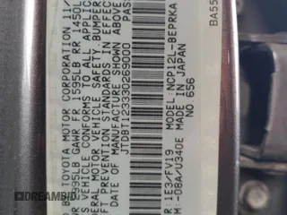 2003 Toyota ECHO z VIN JTDBT123330269000, wystawiony jako Copart lot #57505315 z przebiegiem 146 267 mil mil oraz Szkoda całkowita • Salvage title. Historia ofert i sprzedaży dostępna na DreamBid. Obrazek 12.