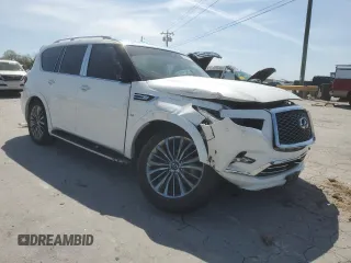 2020 Infiniti QX80 Luxe z VIN JN8AZ2NE2L9252153, wystawiony jako Copart lot #52533615 z przebiegiem 74 577 mil mil oraz Szkoda całkowita • Salvage title. Historia ofert i sprzedaży dostępna na DreamBid. Obrazek 4.