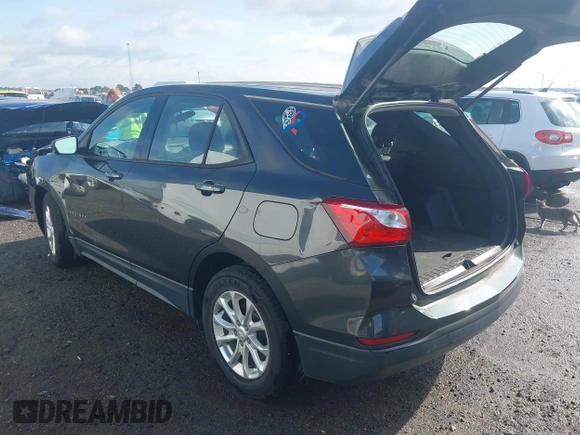 2019 Chevrolet Equinox LS z VIN 2GNAXHEV9K6146286, wystawiony jako IAAI lot #42101137 z przebiegiem 85 098 mil mil oraz . Historia ofert i sprzedaży dostępna na DreamBid. Obrazek 3.