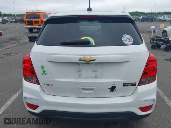 2020 Chevrolet Trax LS with VIN 3GNCJKSB1LL304974, listed as a IAAI auction lot 42428127 with 33,779 mi miles and . Bid and sale history available at DreamBid. Image 16.