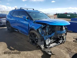 2020 Chevrolet Blazer RS z VIN 3GNKBKRS3LS624009, wystawiony jako Copart lot #51713845 z przebiegiem 45 945 mil mil oraz Szkoda całkowita • Salvage title. Historia ofert i sprzedaży dostępna na DreamBid. Obrazek 4.