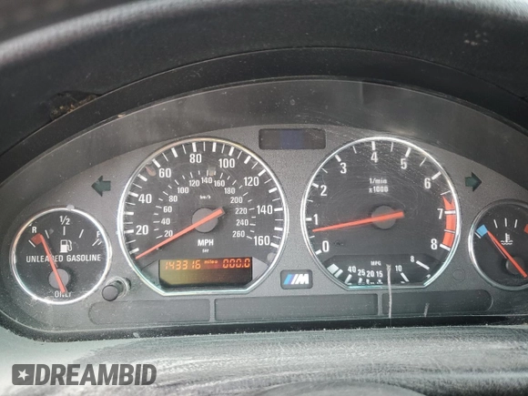 1995 BMW 3 Series M3 with VIN WBSBF9323SEH01559, listed as a Copart auction lot 48524415 with 143,316 mi miles and Salvage Title. Bid and sale history available at DreamBid. Image 9.