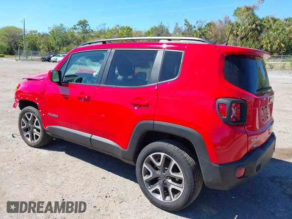 2018 Jeep Renegade Altitude with VIN ZACCJBBB0JPJ53636, listed as a IAAI auction lot 41859778 with 35,356 mi miles and . Bid and sale history available at DreamBid. Image 3.