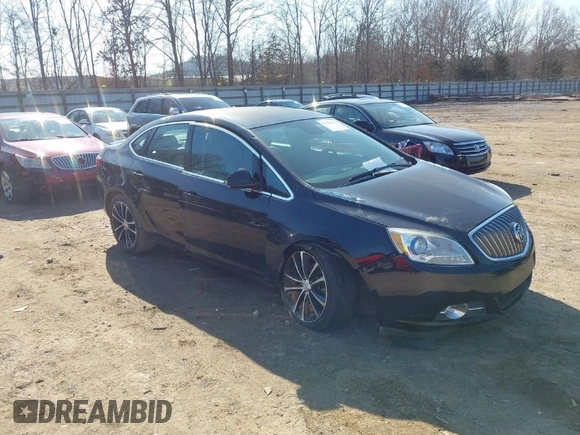 2017 Buick Verano Sport Touring with VIN 1G4PR5SK8H4115476, listed as a IAAI auction lot 41493800 with 95,521 mi miles. Bid and sale history available at carsss.com. Image 1.