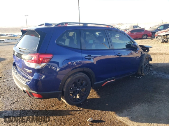 2023 Subaru Forester Special Sports with VIN JF2SKAJC2PH476734, listed as a Copart auction lot 85738544 with 9,988 mi miles and Salvage title. Bid and sale history available at DreamBid. Image 3.