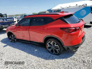 2019 Chevrolet Blazer RS with VIN 3GNKBERS2KS689711, listed as a Copart auction lot 52460175 with 86,712 mi miles and Salvage title. Bid and sale history available at DreamBid. Image 2.
