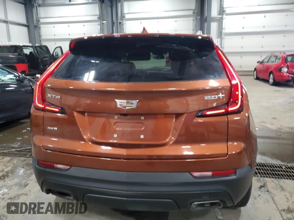 2019 Cadillac XT4 AWD Luxury with VIN 1GYFZBR44KF147644, listed as a Copart auction lot 42345385 with 50,919 mi miles and Salvage Title. Bid and sale history available at carsss.com. Image 6.