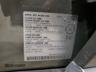 2023 Audi Q5 S line Premium Plus с VIN WA1EAAFY8P2135855, выставлен на аукционе Copart как лот 54130475 с пробегом 24 241 миль миль и Списание • Salvage title. История ставок и продаж доступна на DreamBid. Изображение 14.