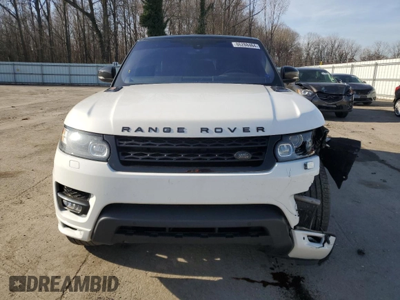 2016 Land Rover Range Rover Sport HSE with VIN SALWS2VF4GA561828, listed as a Copart auction lot 86288484 with 124,065 mi miles and Salvage title. Bid and sale history available at DreamBid. Image 5.