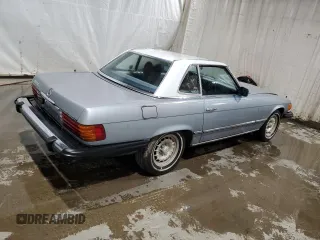 1983 Mercedes-Benz 380 380SL with VIN WDBBA45A2DB028566, listed as a Copart auction lot 80054634 with 42,427 mi miles and Clean Title. Bid and sale history available at carsss.com. Image 3.
