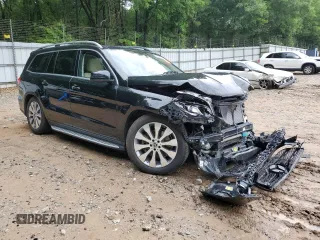 2019 Mercedes-Benz GLS 450 with VIN 4JGDF6EE3KB195330, listed as a Copart auction lot 58904645 with Not provided miles and Salvage title. Bid and sale history available at DreamBid. Image 4.