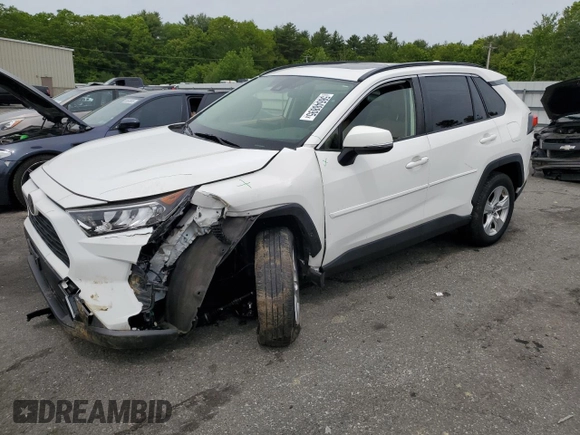 2019 Toyota RAV4 XLE with VIN JTMP1RFV6KD518001, listed as a Copart auction lot 58648895 with 44,309 mi miles and Salvage title. Bid and sale history available at DreamBid. Image 1.